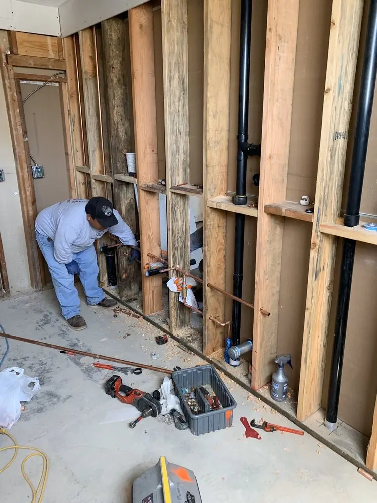 Commercial rough-in plumbing for Gas Line Repair in Marshfield